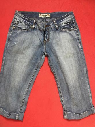 Dámske riflové trištvrťáky, l