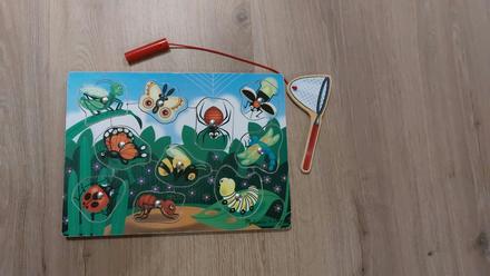 Melissa & doug magn. drevená hra chytanie hmyzov, 