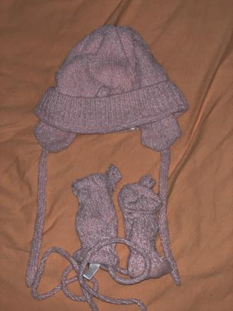 Set zimna ciapka a rukavice, dopodopo,62