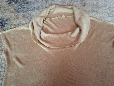 Tričko zlaté trblietavé, l