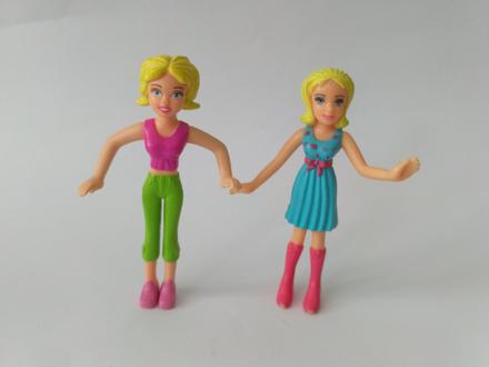 2 malé mattel bábiky, 