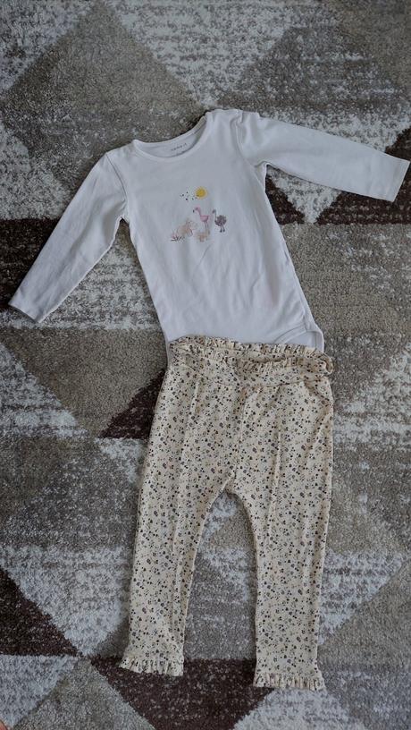 Súprava body+tepláky, name it,80