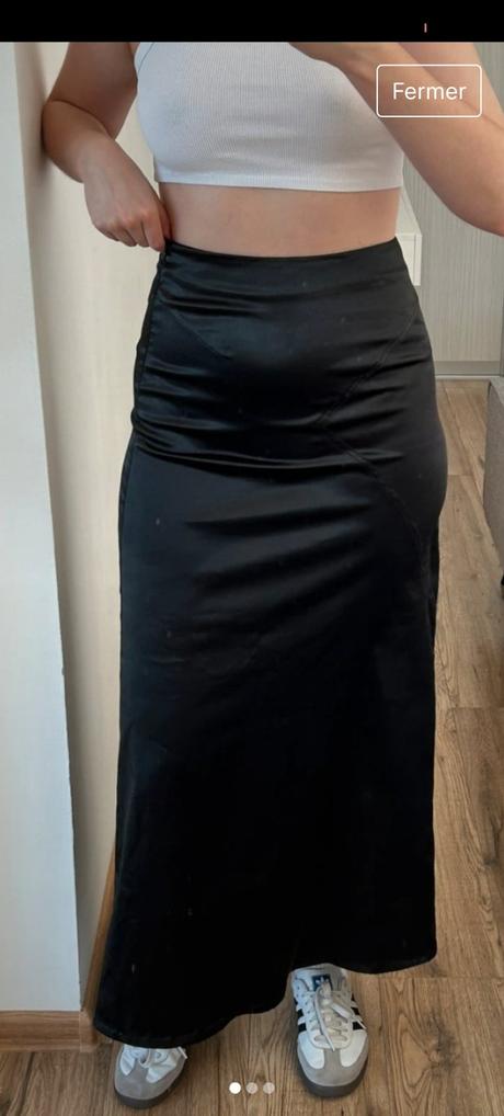 Saténová sukňa m, l, 38