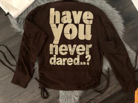 Tričko s nápisom, s