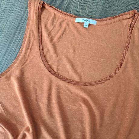 Oranžovo hneď top s/m, pepe jeans,m