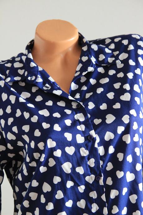Blúzka so srdiečkami, l/xl, l