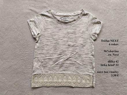 Tričko next, next,<50 / 116