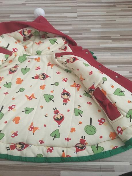 Teple pončo karkulka, 92