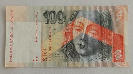 100 sk bankovka 2004 u, 