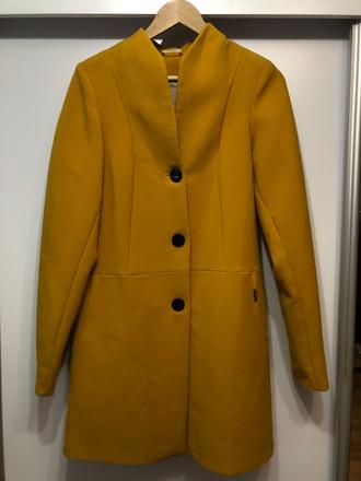 Dámsky horčicový kabat, l