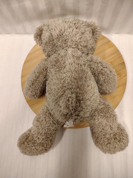 Plyšový sivo hnedý medveď, bertie, 35 cm, 