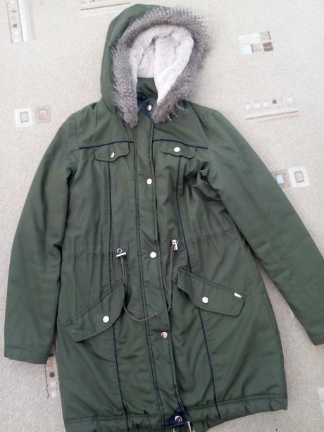 Dámsky kabát parka, s