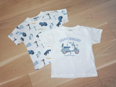 2x tričko, vertbaudet,122