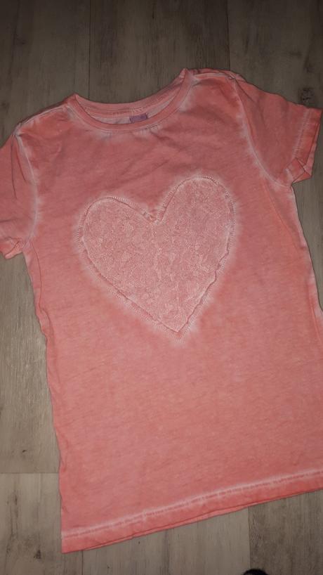 Tričko s čipkovaným srdcom, dopodopo,122