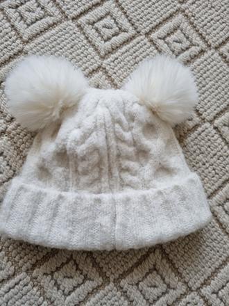 Biela detska capica, 56