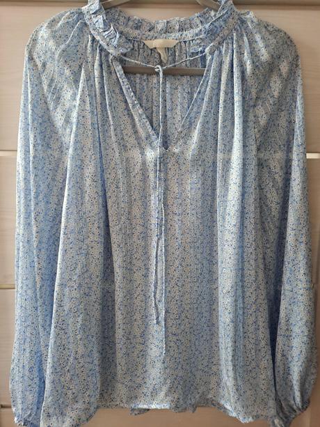 Modrá blúzka hm, h&m,m