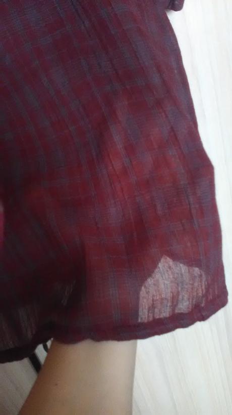 Bordová blúzka, takko,46