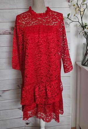 Pekné červené šaty sinsay, sinsay,l