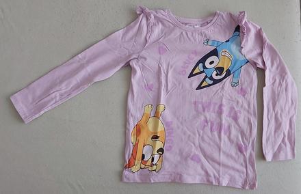 Tričko fialkové bluey 116, sinsay,116