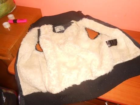 Dámska vesta s kožušinou veľ.s, s