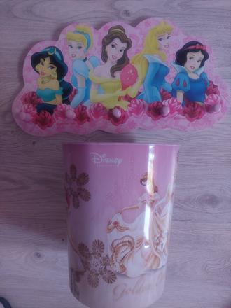 Disney princezne - vesiak + kos gratis,