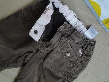 Dievč. zateplené nohavice- h&m-, h&m,80
