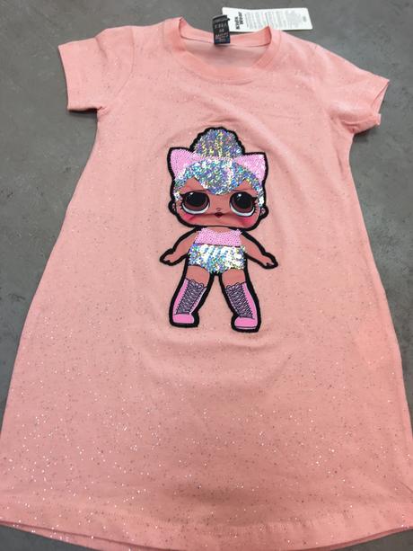 Lol tričkové šaty-blikajúce očká, 98 / 104 / 110