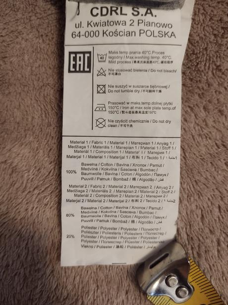 Nohavice s podsivkou, coccodrillo,98