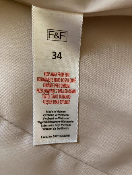 Trenčkot, f&f,34