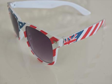 Dievčenské okuliare motív usa,