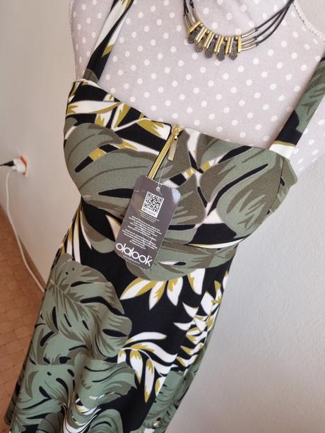 Zelené elast.šaty 38, 38