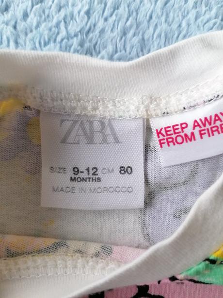 Fialkove tričko, zara,80