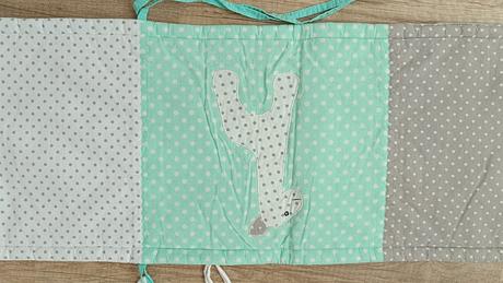 Mantinel do postieľky cca 180x30 cm, šírka (cm): 30,dĺžka (cm): 180