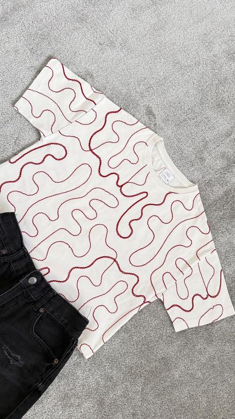 Vyšívané tričko zara, zara,152
