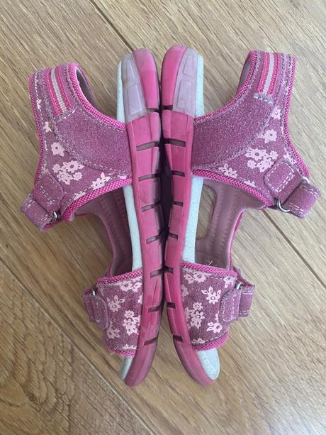 Sandalky kozene ruzove baťa, baťa,32