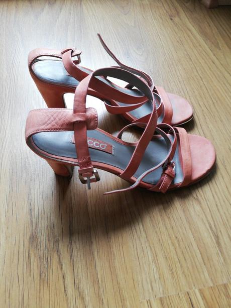 Sandálky kožené, ecco,37