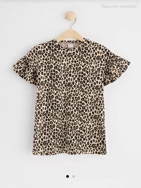 Lindex tunika s volanovými rukávmi 128, lindex,128