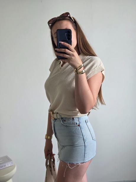Zara rifľová sukňa s, zara,s