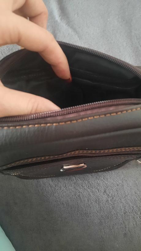 Hnedá pánska taštička, 