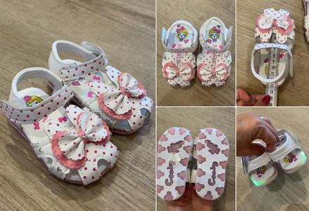 Sandálky nové svietiace veľkosť 17, 17