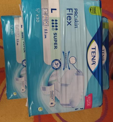 Plienkové nohavičky tena super l,