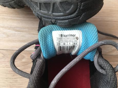 Turistické topánky, karrimor,32