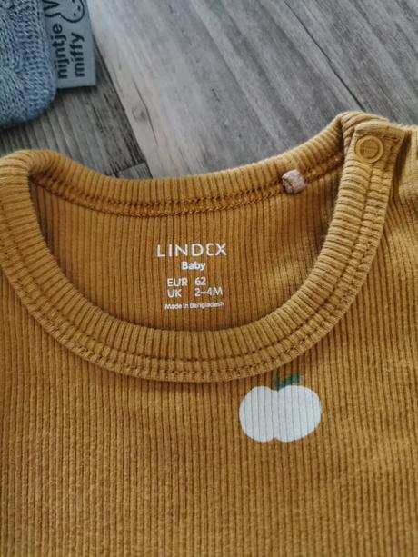 Horčicové rebrované šaty s jablkami lindex, lindex,62