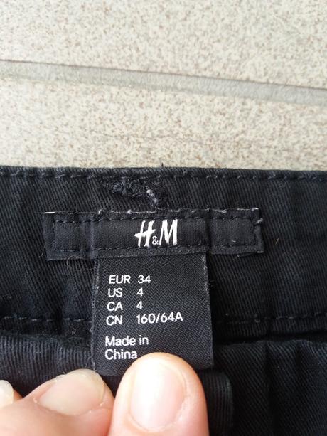 Dámské rifle h&m č.34, h&m,34