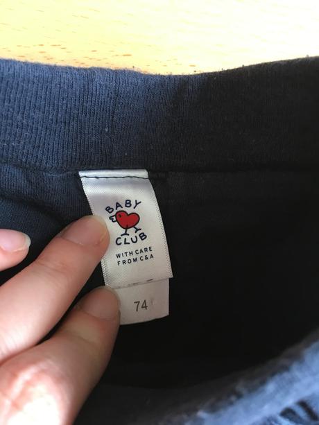 Zateplene nohavice c&a, baby club,74