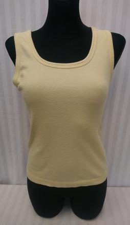 Dámsky bavlnený žltý top, label, s, s