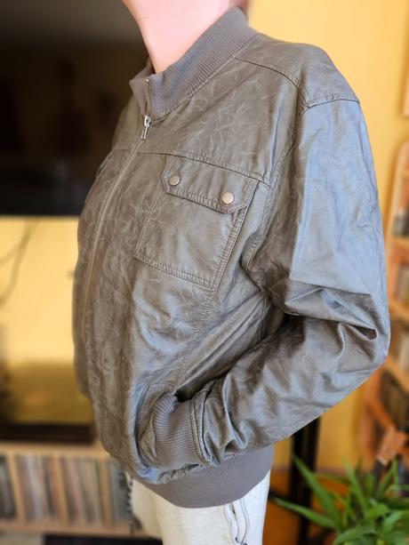 Koženková pánska bunda identic, xxl