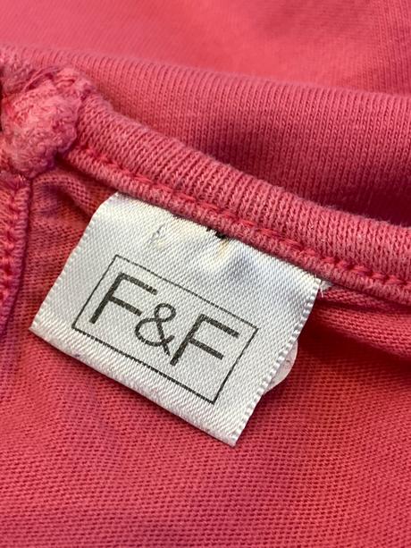 Dievčenské tričko s nápisom ružové f&f (92), f&f,92