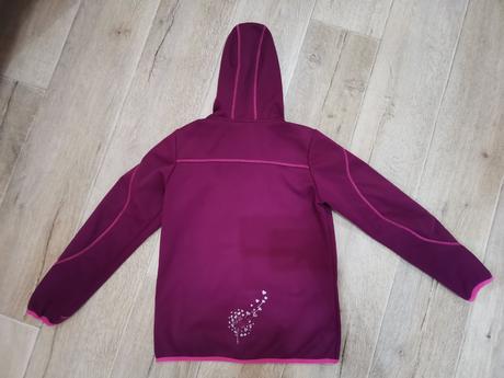 Dievčenský softšelovy kabát/vetrovka, crivit,152
