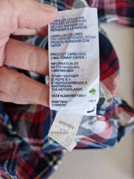 Košeľa, tommy hilfiger,s